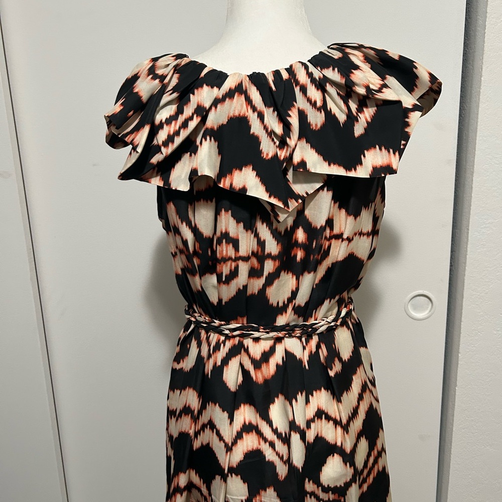 Ulla Johnson Black and Cream Maxi Dress - Picture 8 of 10